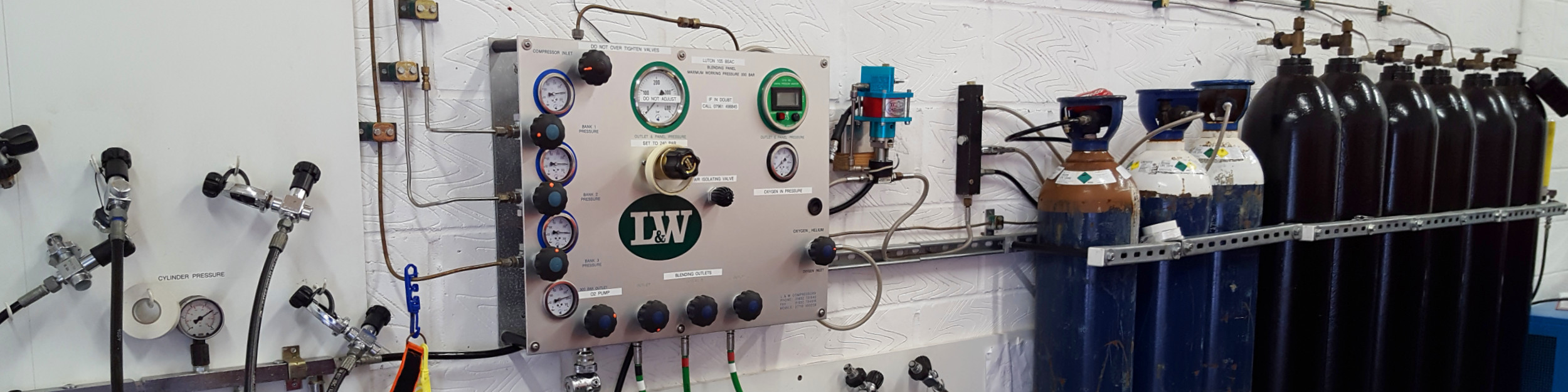 Air, Nitrox & Trimix Compressor Room • Luton BSAC, Scuba Club