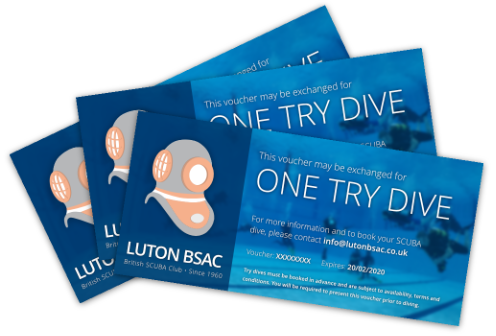 Try Dive Gift Vouchers